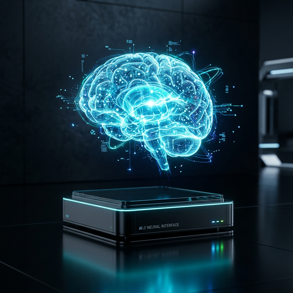 AI Neural Brain Hologram